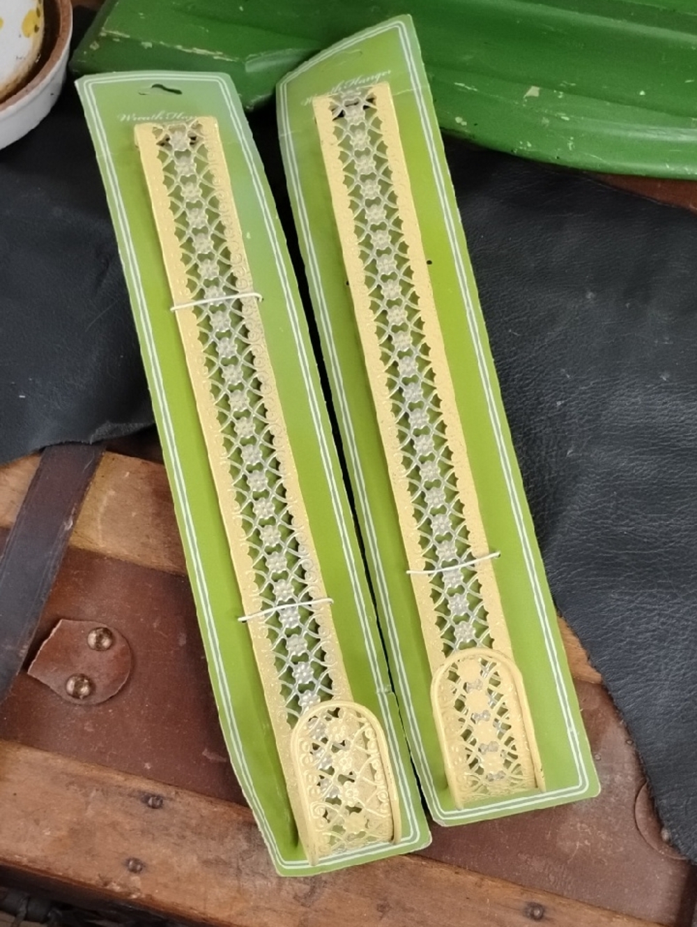 Yellow Wreath Hangers 2